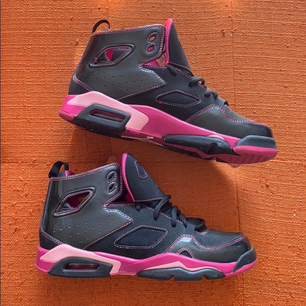 Black & Pink Jordan Flight
